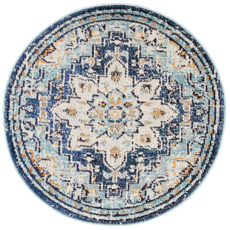 Safavieh Madison 3'-0" x 3'-0" Rug in Blue / Light Blue