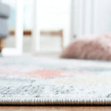 Safavieh Phoenix 500 4'-5" x 6'-5" Rug in Blue / Red