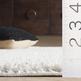 Safavieh Penelope Shag 4'-0" x 6'-0" Rug in Ivory