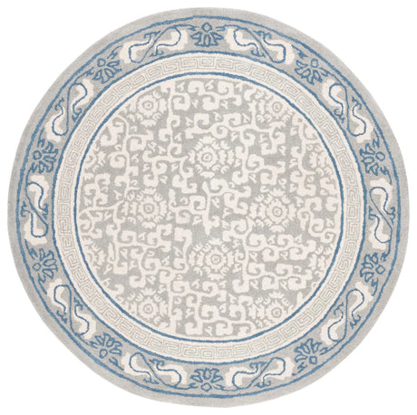 Safavieh Antiquity 6'-0" x 6'-0" Rug in Grey / Ivory