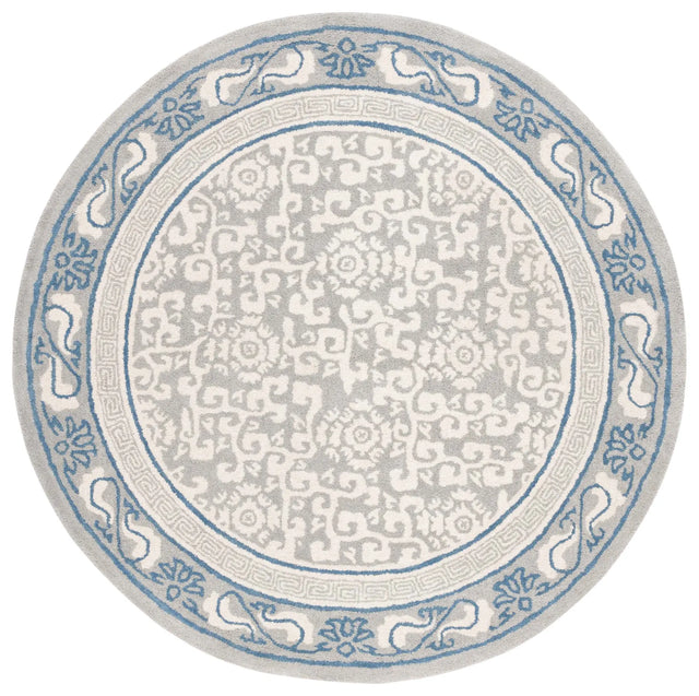 Safavieh Antiquity 6'-0" x 6'-0" Rug in Grey / Ivory