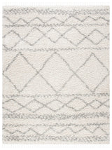 Safavieh Pro Lux Shag 400 10'-0" x 14'-0" Rug in Ivory / Light Grey
