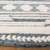 Safavieh Abstract 6'-0" x 6'-0" Rug in Grey / Ivory