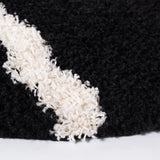 Safavieh Sgd-Dallas Shag 6'-0" x 6'-0" Rug in Black / Ivory