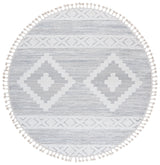 Safavieh Moroccan Tassel Shag 8'-0" x 8'-0" Rug in Ivory / Beige