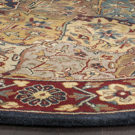 Safavieh Heritage 6'-0" x 6'-0" Rug in Multi / Navy