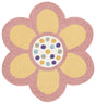 Safavieh Novelty 5'-0" x 5'-0" Rug in Pink / Yellow