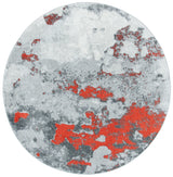 Safavieh Adirondack 6'-0" x 6'-0" Rug in Orange / Grey
