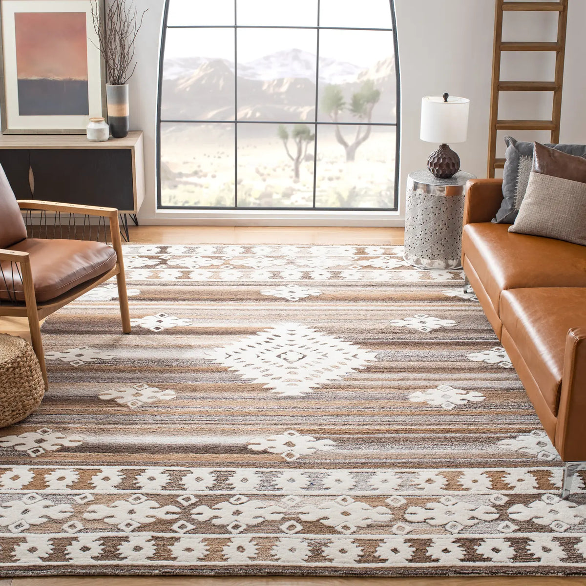 Safavieh Aspen 10'-0" x 14'-0" Rug in Ivory / Light Brown