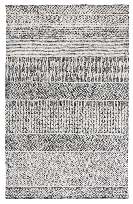 Safavieh Glamour 4'-0" x 6'-0" Rug in Charcoal / Ivory