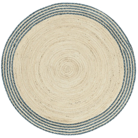 Safavieh Cape Cod 4'-0" x 4'-0" Rug in Ivory / Blue