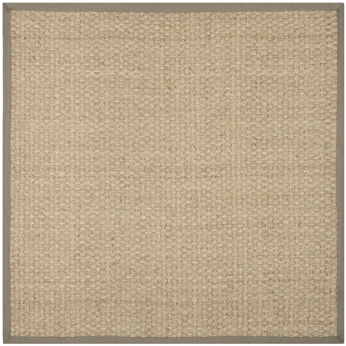 Safavieh Natural Fiber 5'-0" x 5'-0" Rug in Natural / Grey