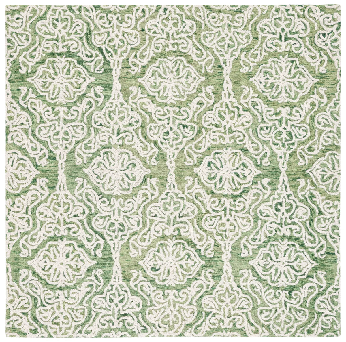 Safavieh Blossom 6'-0" x 6'-0" Rug in Green / Ivory