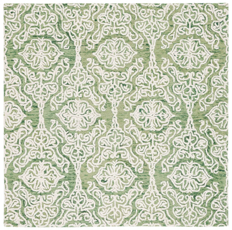 Safavieh Blossom 6'-0" x 6'-0" Rug in Green / Ivory