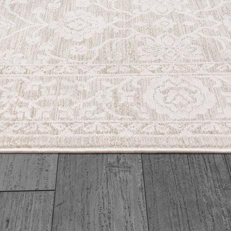 Dynamic Rugs Hamilton 10600 Power Loomed Traditional Cream Rug - Pile