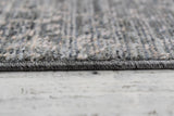 Dynamic Rugs Kyra 13707 Power Loomed Modern Grey/Navy Rug - Pile
