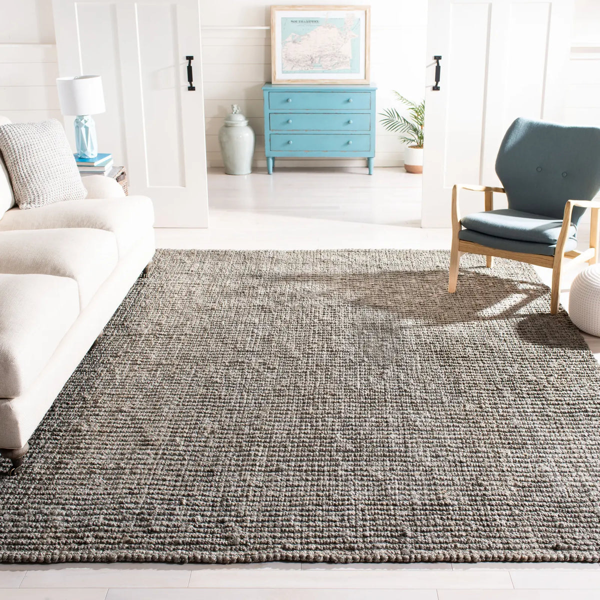 Safavieh Natural Fiber 10'-0" x 14'-0" Rug in Light Grey