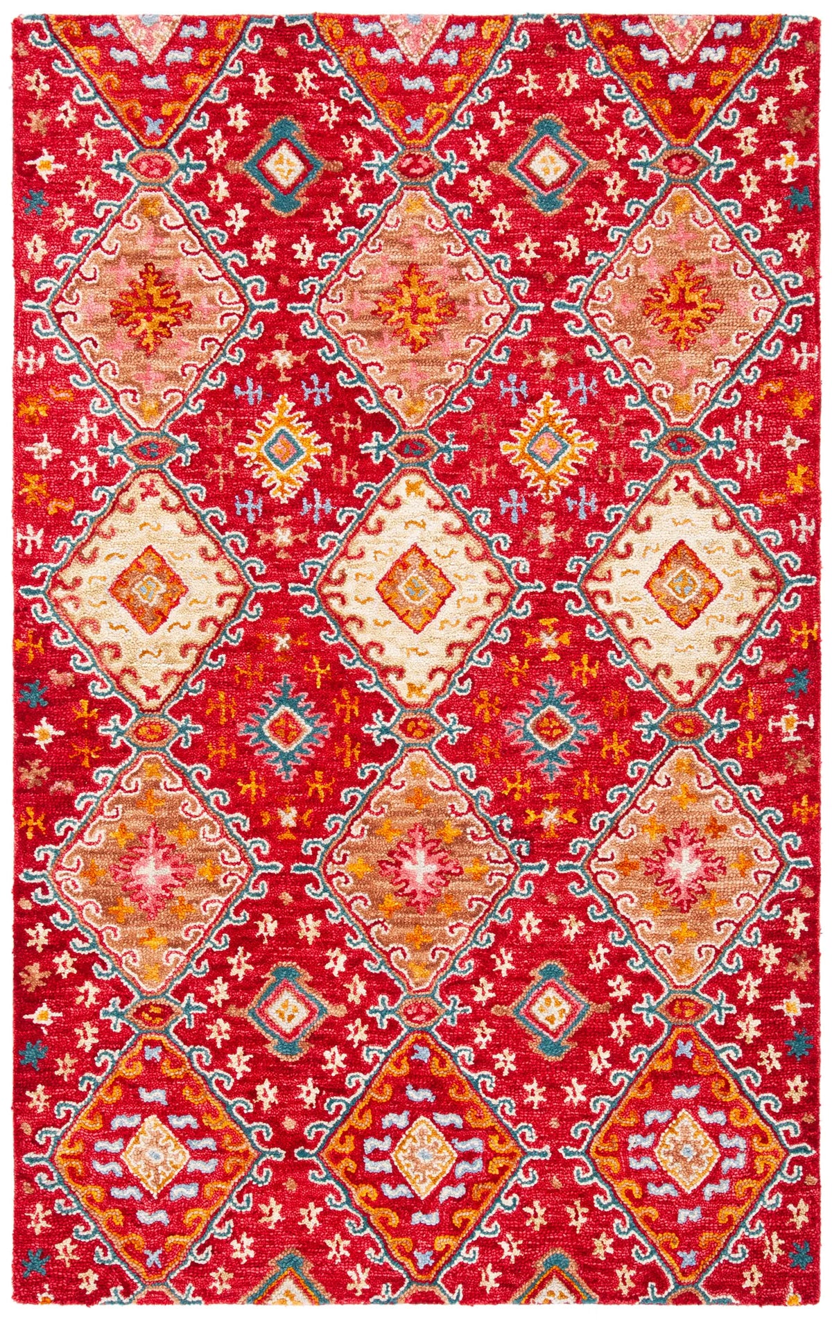 Safavieh Aspen 5'-0" x 8'-0" Rug in Red / Gold