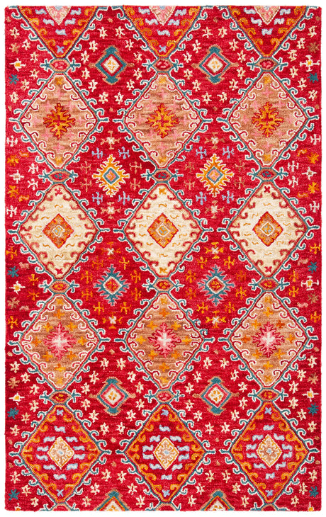 Safavieh Aspen 5'-0" x 8'-0" Rug in Red / Gold