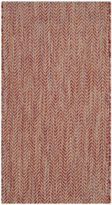Safavieh Courtyard 2'-0" x 3'-7" Rug in Red / Beige