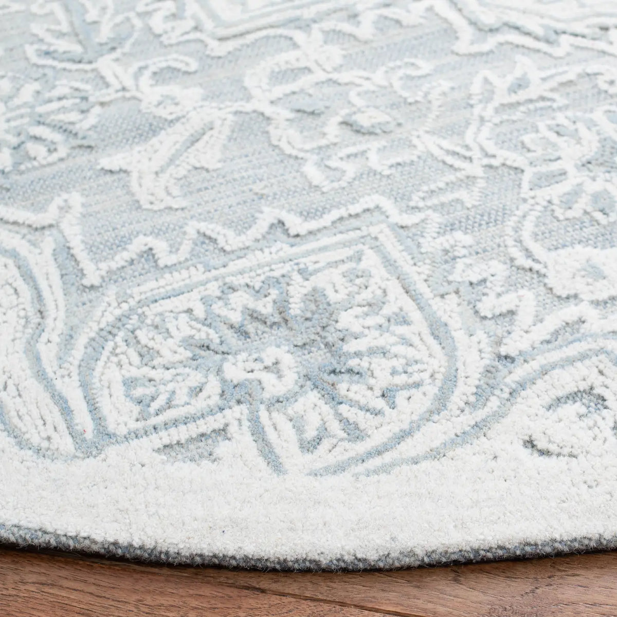 Safavieh Abstract 6'-0" x 6'-0" Rug in Grey / Beige