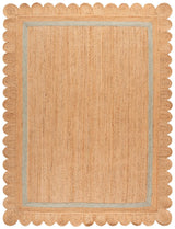 Safavieh Natural Fiber 8'-0" x 10'-0" Rug in Natural / Light Blue