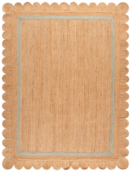 Safavieh Natural Fiber 8'-0" x 10'-0" Rug in Natural / Light Blue