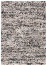 Safavieh Iceland Shag 4'-0" x 6'-0" Rug in Cream / Grey