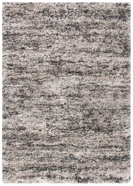 Safavieh Iceland Shag 4'-0" x 6'-0" Rug in Cream / Grey