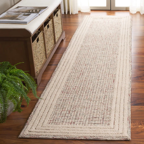 Safavieh Ebony 2'-3" x 9'-0" Rug in Ivory / Red