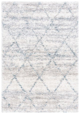 Safavieh Fontana Shag  800 4'-0" x 6'-0" Rug in Turquoise / Ivory