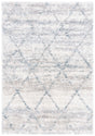 Safavieh Fontana Shag  800 4'-0" x 6'-0" Rug in Turquoise / Ivory