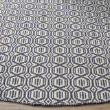 Safavieh Montauk 6'-0" x 6'-0" Rug in Ivory / Navy