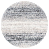 Safavieh Fontana Shag  800 5'-3" x 5'-3" Rug in Ivory / Grey