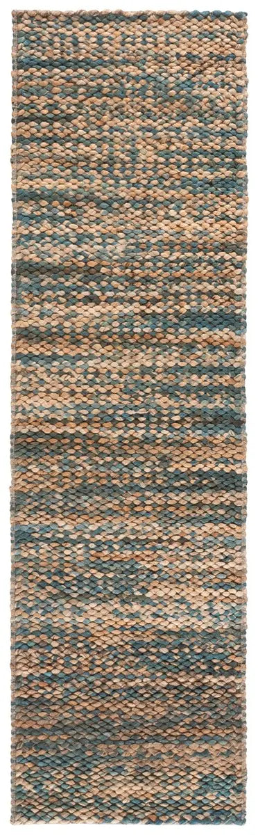 Safavieh Natural Fiber Couture 2'-3" x 8'-0" Rug in Natural / Blue