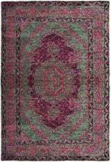 Safavieh Tangier 4'-0" x 6'-0" Rug in Slate Blue / Fuchsia