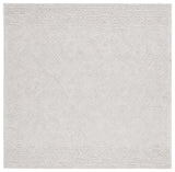 Safavieh Textual 6'-0" x 6'-0" Rug in Grey / Ivory