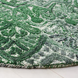 Safavieh Marquee 6'-0" x 6'-0" Rug in Green / Ivory