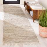 Safavieh Vintage Leather 2'-3" x 9'-0" Rug in Beige