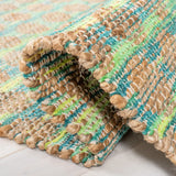 Safavieh Cape Cod 5'-0" x 8'-0" Rug in Teal / Natural