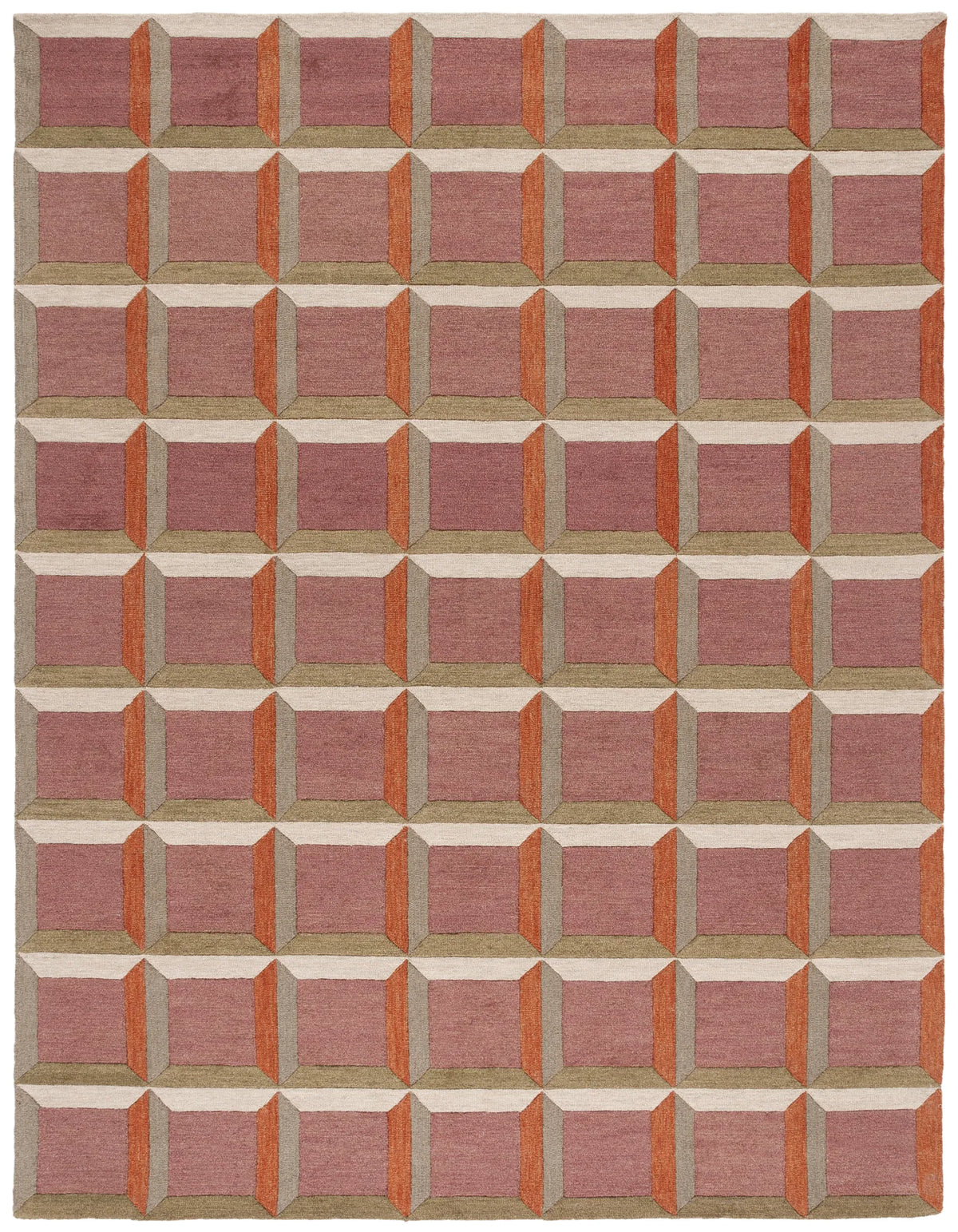 Safavieh Genre 10'-0" x 14'-0" Rug in Pink / Beige