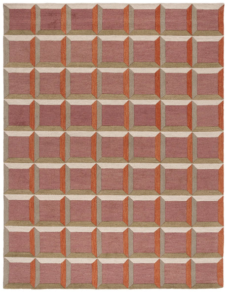 Safavieh Genre 10'-0" x 14'-0" Rug in Pink / Beige