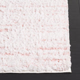 Safavieh Rumi Shag 4'-0" x 6'-0" Rug in Pink / Ivory
