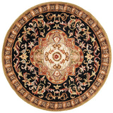 Safavieh Classic 6'-0" x 6'-0" Rug in Black / Beige