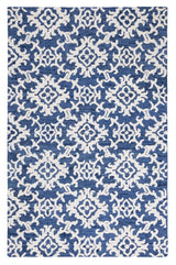 Safavieh Blossom 4'-0" x 6'-0" Rug in Navy / Ivory
