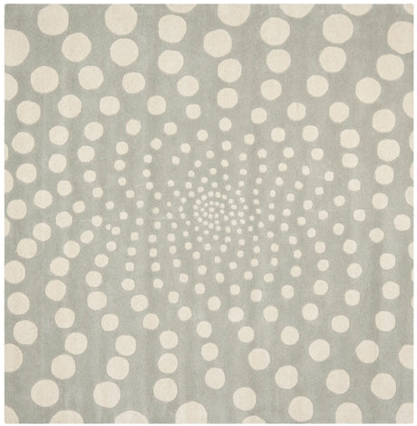 Safavieh Soho 6'-0" x 6'-0" Rug in Grey / Ivory