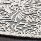 Safavieh Trace 6'-0" x 6'-0" Rug in Dark Grey / Light Grey