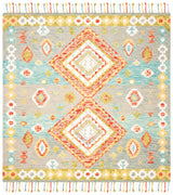 Safavieh Aspen 7'-0" x 7'-0" Rug in Grey / Red