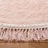 Safavieh Easy Care 6'-0" x 6'-0" Rug in Pink / Ivory