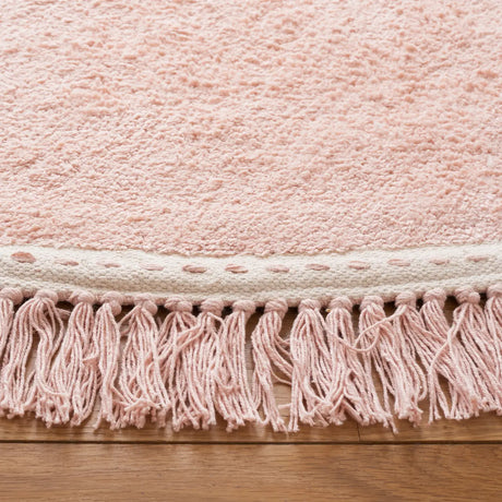 Safavieh Easy Care 6'-0" x 6'-0" Rug in Pink / Ivory